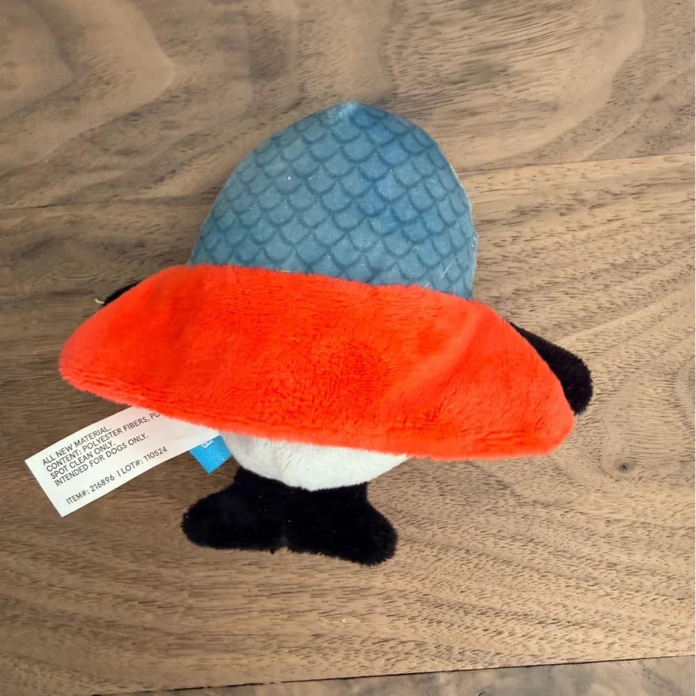 BARK BarkBox Small Dog Toys Plush Squeaky Crinkle Knight Sword Set